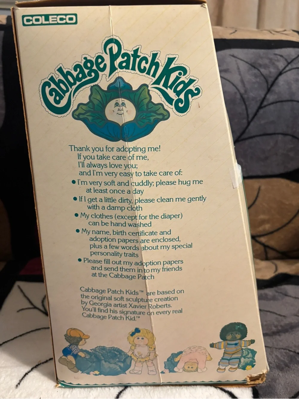 Cabbage Patch Kids Blonde Boy Doll in Silver Jacket